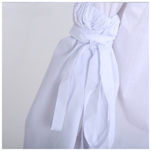 Black & White Tie Bell Stretch Sleeves - Picture 5 of 9